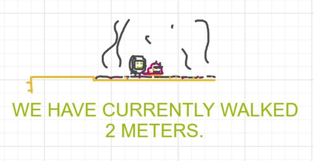 A panel from Running Duos, episode four of the Board Boards object show by Furretwalk/WalkingFurret.